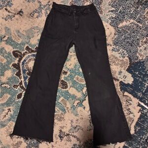Black Flared Jeans